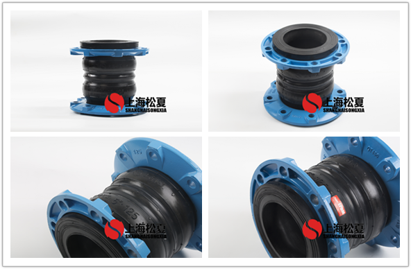 雙球型DN125水電站機組降溫循環泵橡膠軟接頭 雙球型DN125水電站機組降溫循環泵橡膠軟接頭